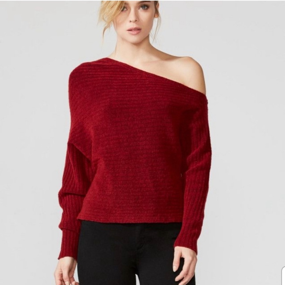 Bailey 44 Slope Ribbed Sweater‎ Red size L - Picture 2 of 7